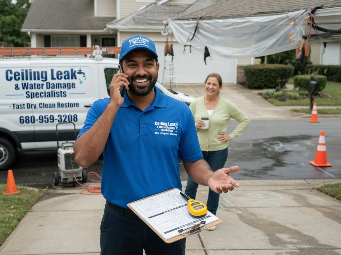 Ceiling Leak Cleanup Batavia, OH FAQs